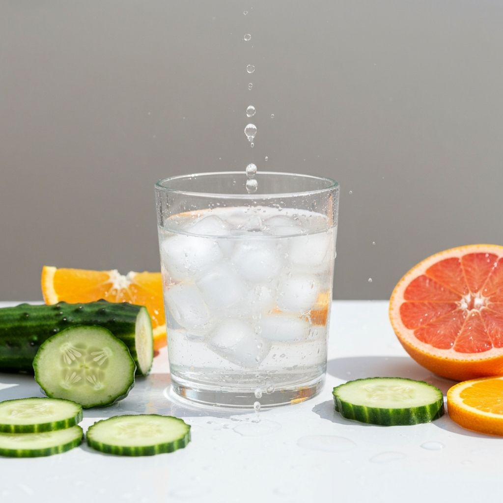 Water and hydration concept